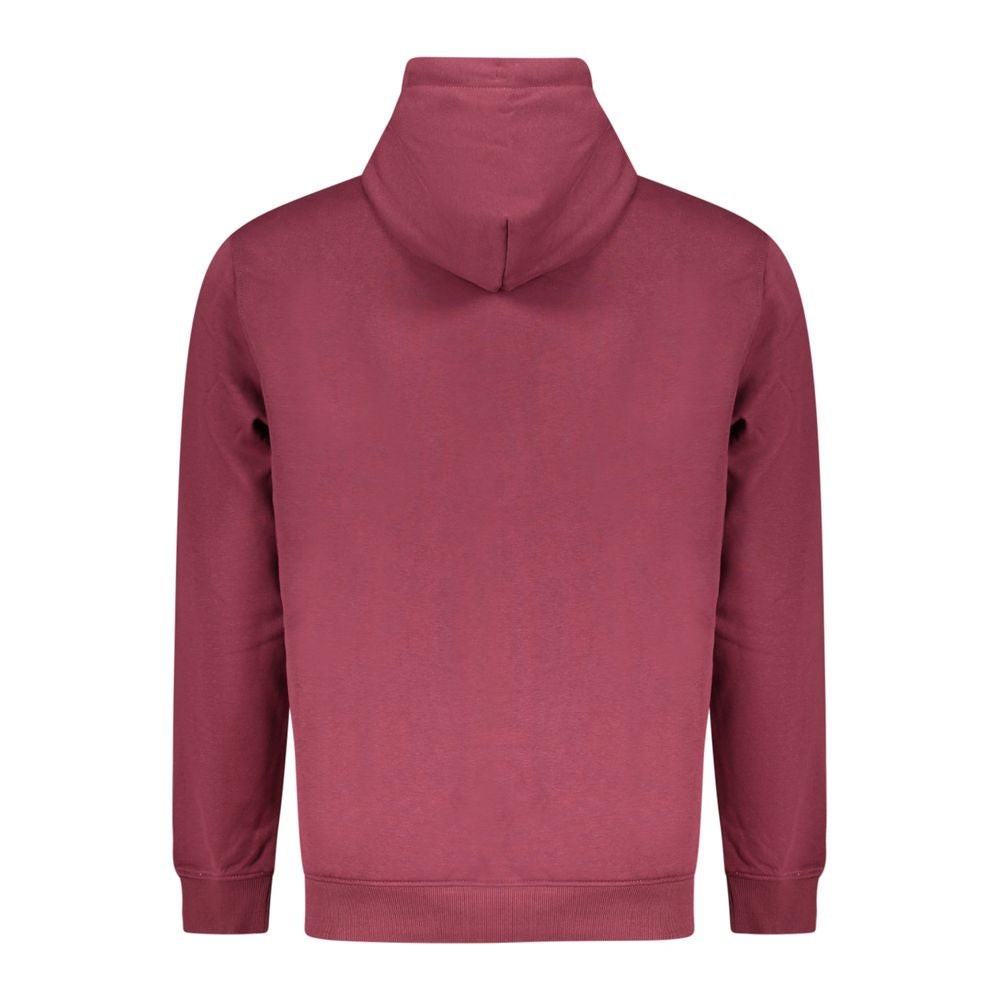 Red Cotton Men's Hoodie