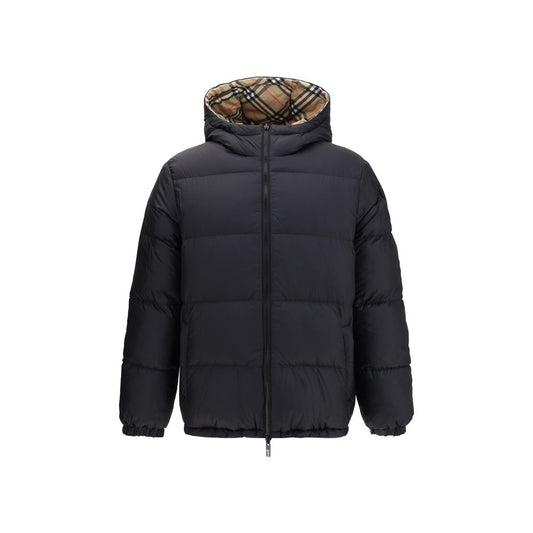 Black Polyester Coat