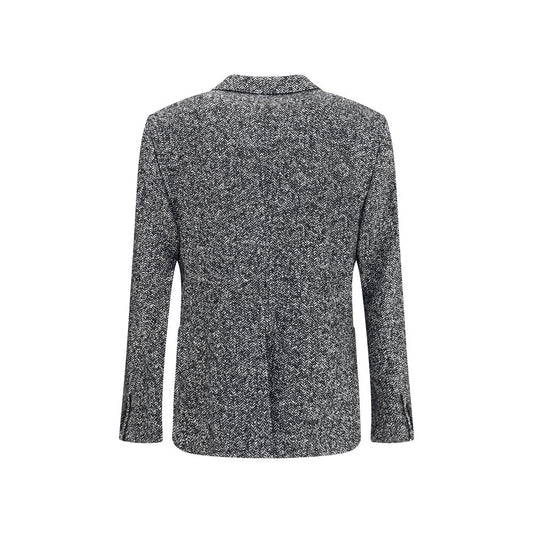 Gray Fleece Wool Coat