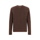Brown Fleece Wool Sweatshirt