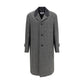 Gray Fleece Wool Coat