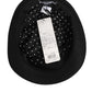 Black Cotton Polka Dot Lining Fedora Men Hat