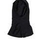 Black Nylon Elastane Balaclava Hood Face Cover Hat