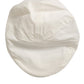 White Cotton Blend Leather Trim Flat Men Cap Hat