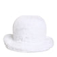 White Modacrylic Fur Bucket Men Capello Hat