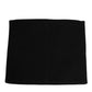 Black D&G Logo Cashmere Knitted Men One Size Scarf