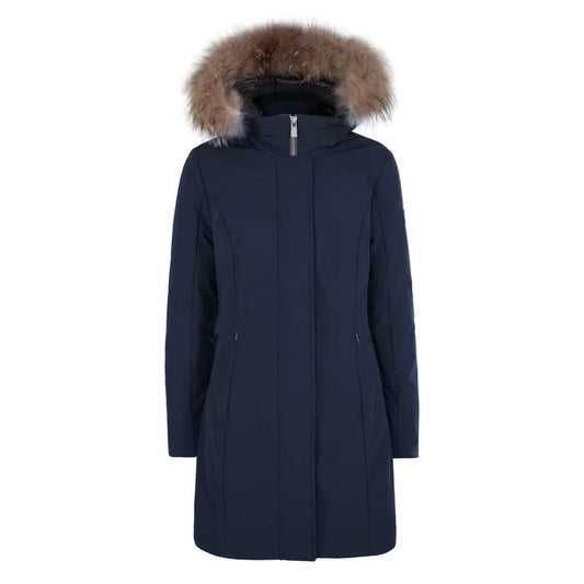 Blue Nylon Jackets & Coat