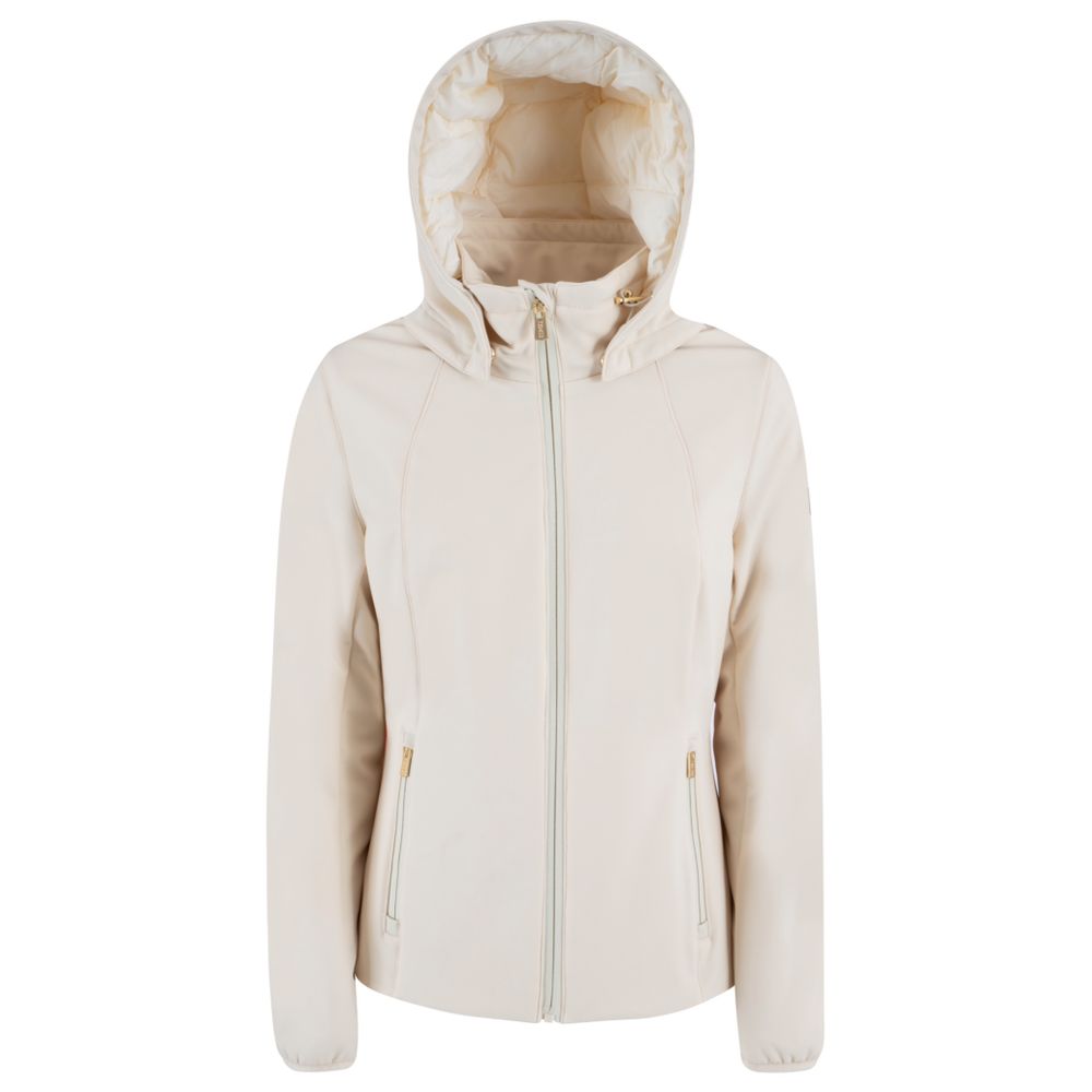 White Nylon Jackets & Coat
