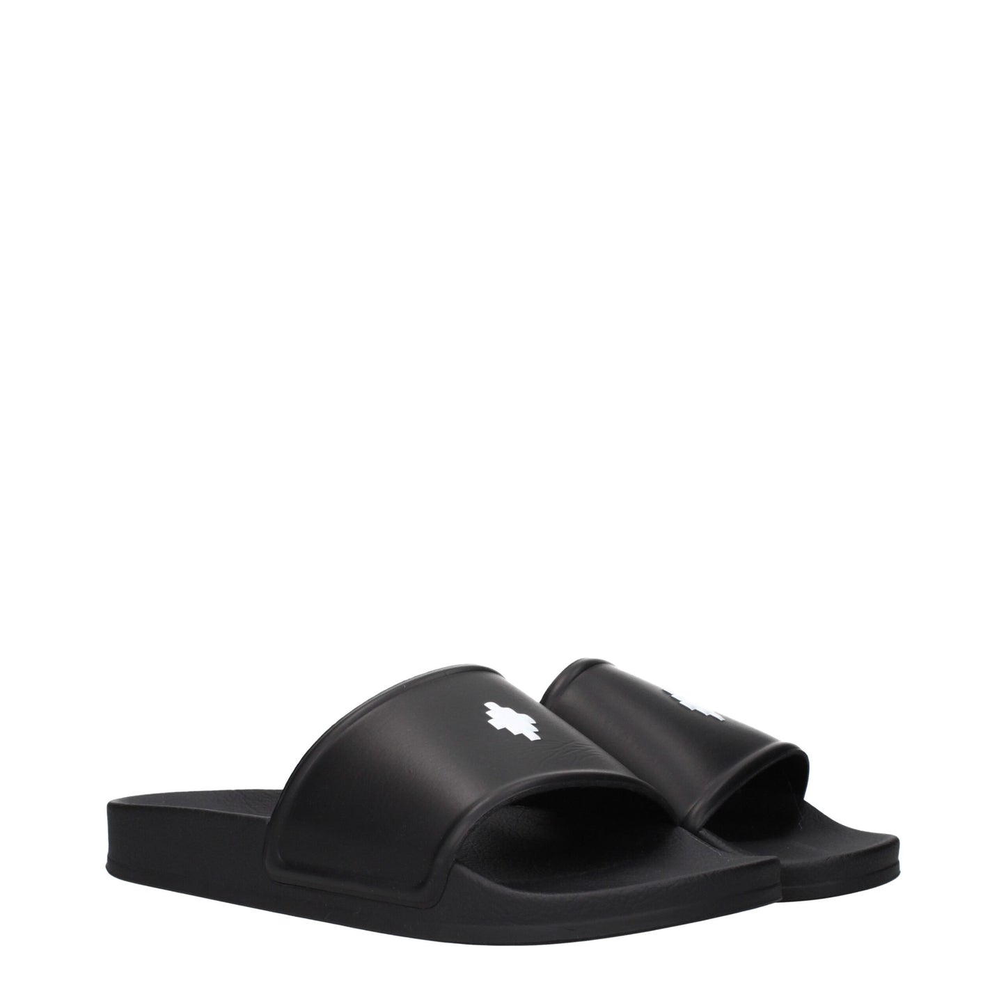 Black Cotton Slippers
