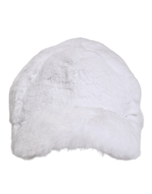 White Modacrylic Rapper Men Baseball Capello Hat