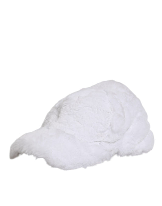 White Modacrylic Rapper Men Baseball Capello Hat