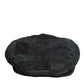Black Polyester Newsboy Men Cloth Capello Hat