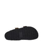 Black Leather Slippers
