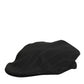 Black Polyester Newsboy Men Cloth Capello Hat
