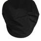 Black Cotton Stretch Newsboy Cloth Capello Hat