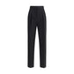 Black Fleece Wool Dress Pants