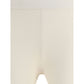 Cream Viscose Casual Pants