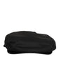 Black Cotton Dg Logo Newsboy Cloth Capello Hat