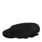 Black Cotton Dg Logo Newsboy Cloth Capello Hat