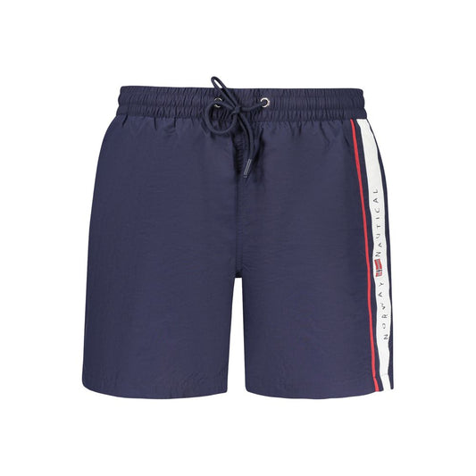 Blu Poliammide Men's Swimwear Boxer