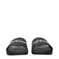 Black Cotton Slippers