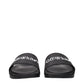 Black Cotton Slippers