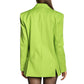 Green Polyester Blazer