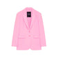Pink Polyester Blazer