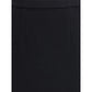 Black Fleece Wool Long Skirt