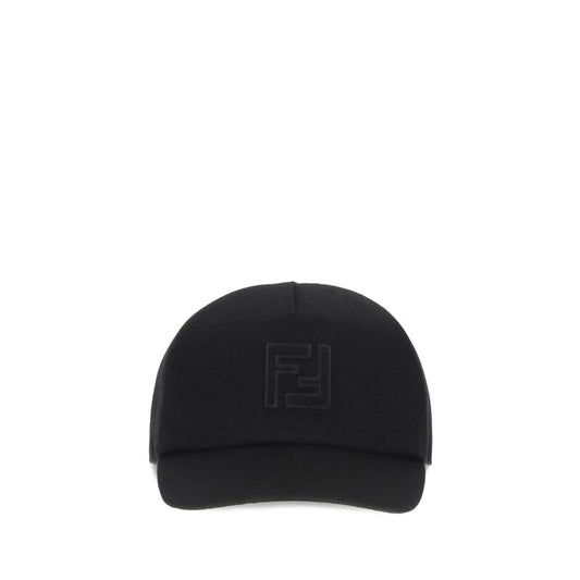 Black Wool Cap (Baseball Hat)