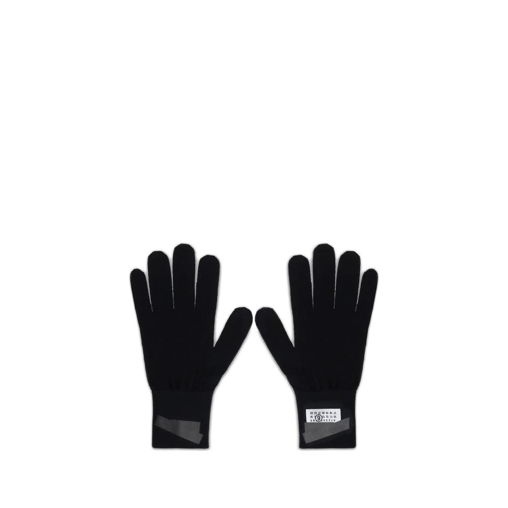 Black Wool Gloves