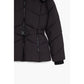 Black Polyester Women Jacket