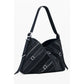 Nero Polyurethane Women Shoulder Bag
