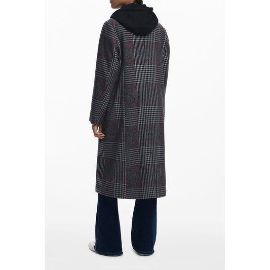 Gray Wool Women Coat