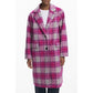 Pink Wool Women Coat
