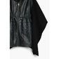 Black Polyester Women Poncho