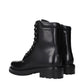 Black Leather Ankle Boots