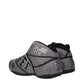 Black Cotton Sneakers
