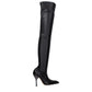 Black Leather Over The Knee