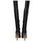 Black Leather Over The Knee