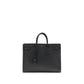 Black Calf Leather Bos Taurus Handbag