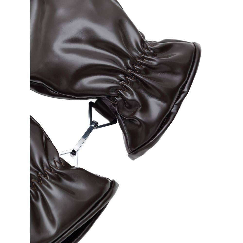 Brown Polyester Gloves