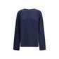 Blue Wool Sweatshirt