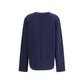Blue Wool Sweatshirt