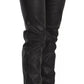 Black Washed Low Waist Regular Leg Denim Pants