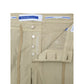 Beige Cotton Casual Pants