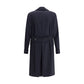 Blue Wool Coat