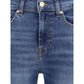Blue Cotton Relaxed Fit Jeans