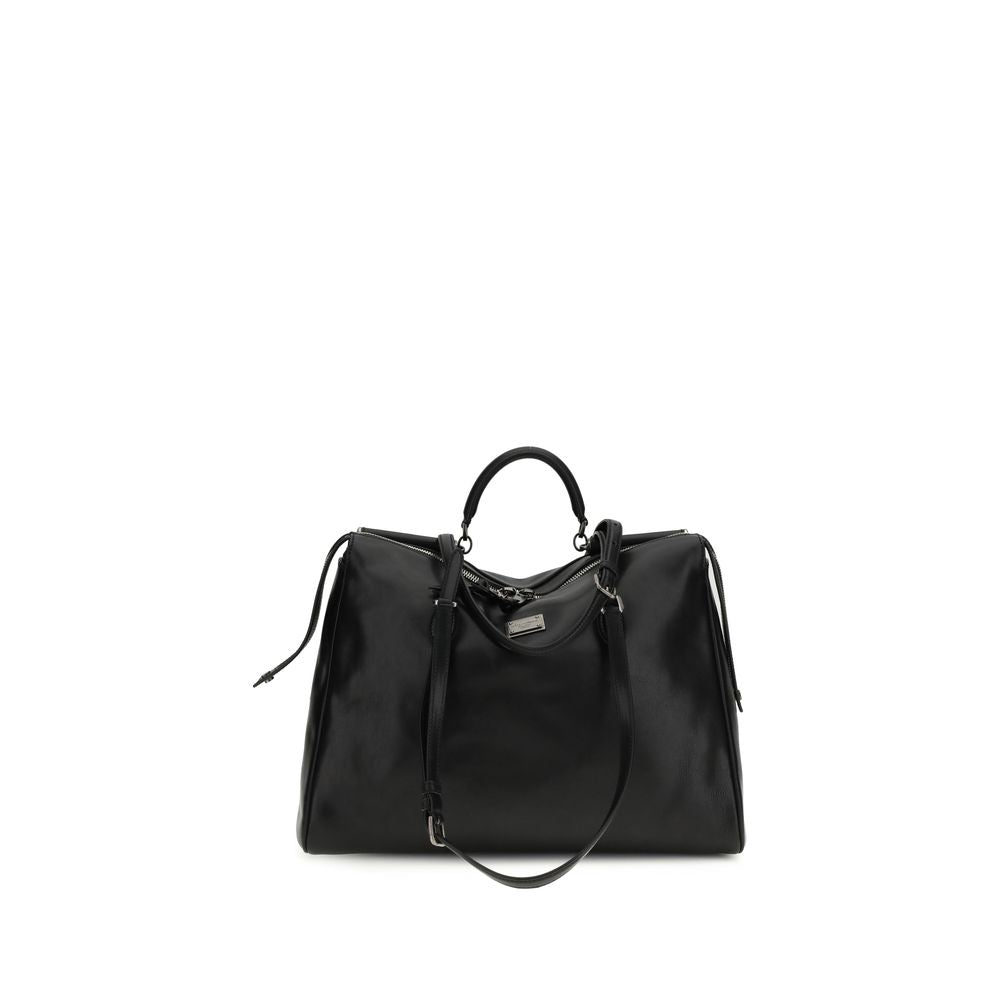 Black Calf Leather Bos Taurus Shoulder Bag