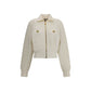 White Viscose Bomber